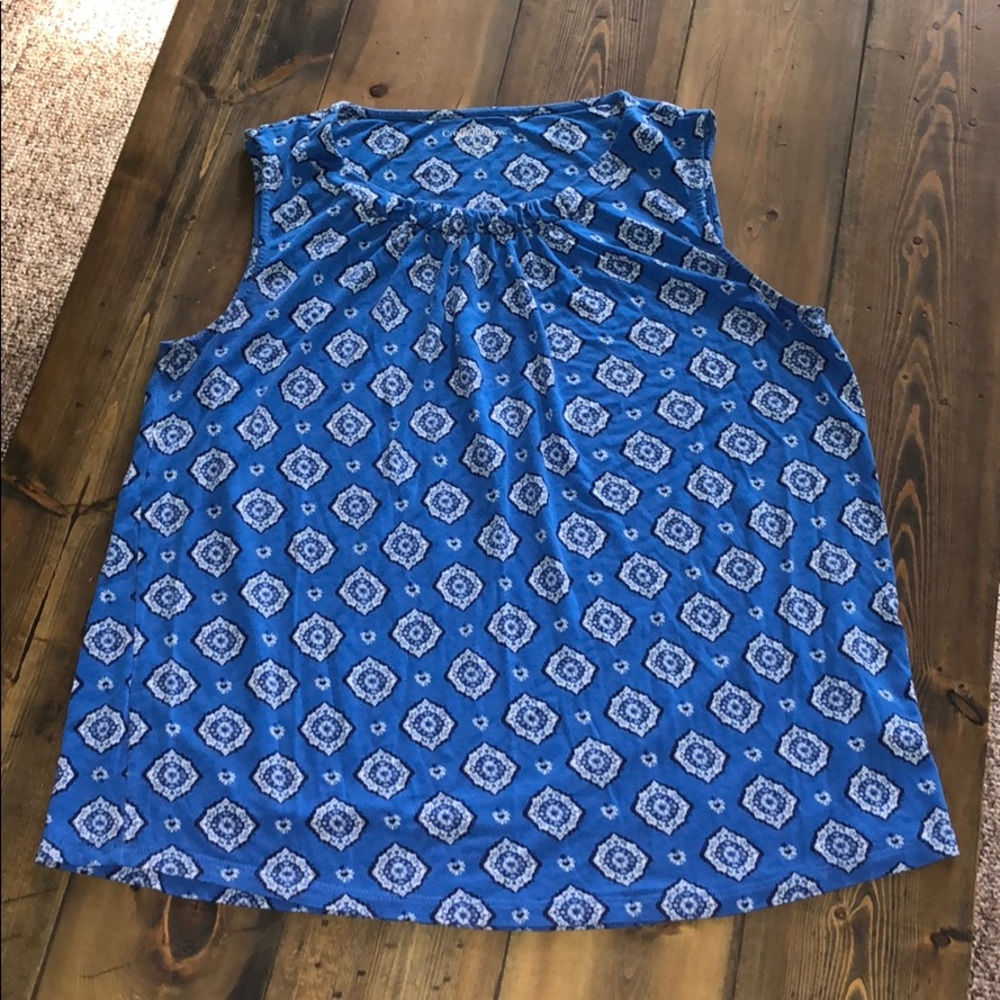 Large Croft & Barrow Sleeveless Swing Tank